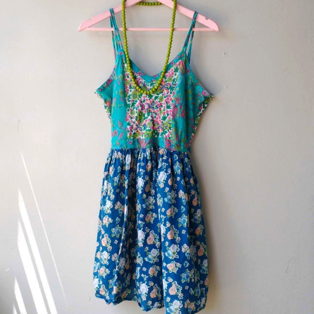 Patrons of Piece Boho Spaghetti Strap Floral Dress
